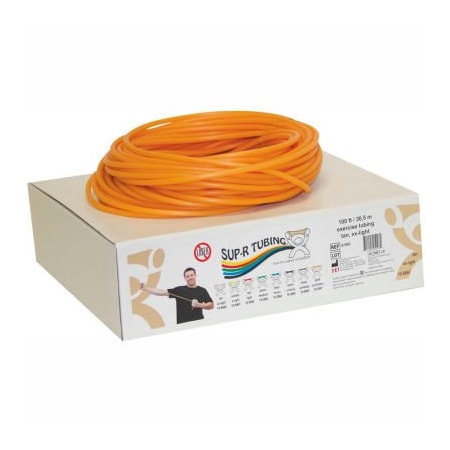Fabrication Enterprises Sup-R Tubing Latex Free Exercise Tubing, Tan, 100' Roll/Box 1446636